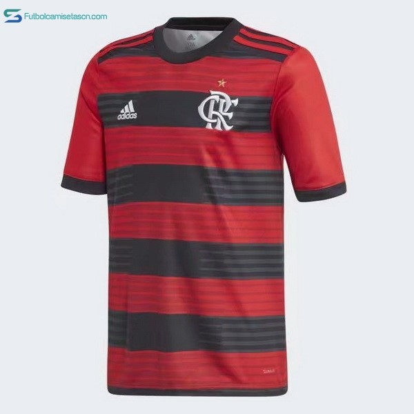 Camiseta Flamengo 1ª 2018/19 Rojo